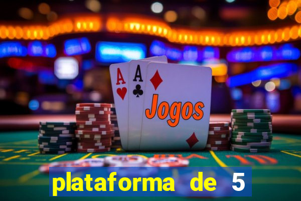 plataforma de 5 reais fortune tiger